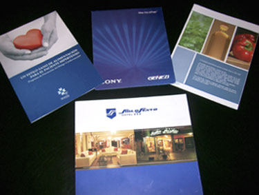 Diseño editorial e impresión offset de brochures.